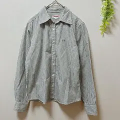 【McGREGOR】 ストライプシャツ 長袖シャツ （M） カジュアル コットン