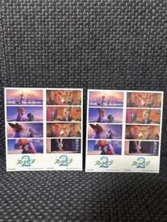 映画 ズートピア2 映画 入場者特典　第7弾　フィルム風ステッカー2枚セット