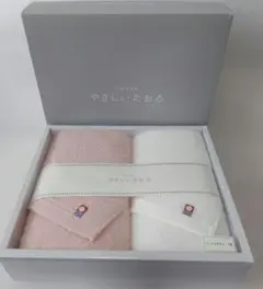 やさしいたおる　フェイスタオル2枚　今治タオル