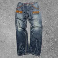 鬼ヒゲ　90-00s y2k Archive grunge Denim