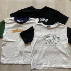 COMME CA ISM ロゴTシャツトリケラトプス 3枚セット