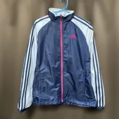 adidas ウィンドブレーカーとパンツセット ネイビー