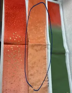 重ね襟　オレンジ