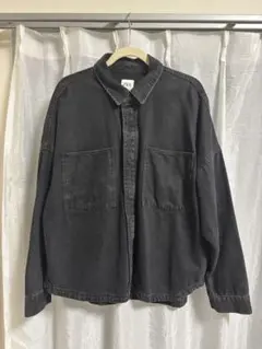 zarデニムジャケット　ブラック