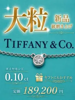 定価14万円✴︎ダイアモンド0.08カラット Tiffanyバイザヤード 