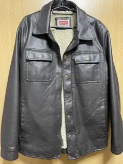 Levi's レザージャケット ボア裏地付きメンズSサイズ美品