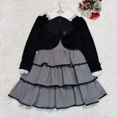 【美品】arisana 女の子 130 フォーマル セットアップ 4点セット