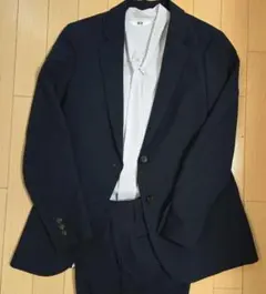 ユニクロ　感動ジャケット&感動パンツ　ネイビーS