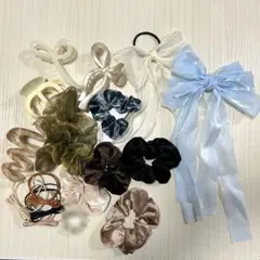 ヘアゴム ヘアクリップ シュシュ まとめ売り