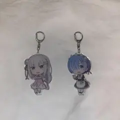 Re:ゼロから始める異世界生活 エミリア レム アクリルキーホルダーセット