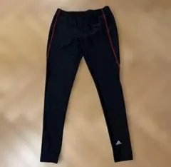 adidas アディダス　レギンス　スパッツS ブラック　赤