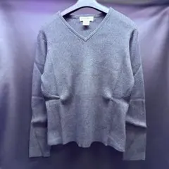 ◉Aa左1015 デッドストック Eddie Bauer リブニットセーター L