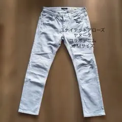 【ユナイテッドアローズ/YANUK】カラーデニム ライトブルー38 Ｍサイズ