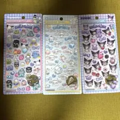 【正規品】ボンボンドロップシール サンリオ 第二弾 3枚セット