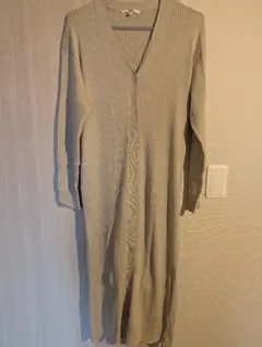 値下げ 数回着用 美品 UNIQLO ロングカーディガン Lサイズ ベージュ