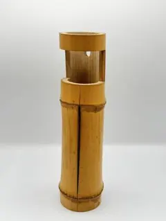 茶道具 竹花入 一重切花入 宗源作 - メルカリ