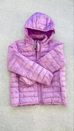 GAP KIDS 軽量パファージャケット XXL 星柄 ピンク