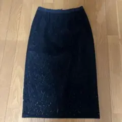 グローバルワーク　総レース タイトスカート ブラックのサムネイル