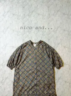 nico and...ニコアンド　総柄ワンピースのサムネイル