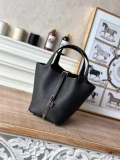 hermes エルメスガーデンパーティエトゥープ　ネゴンダ