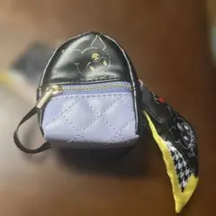 スカーフ付きチャームリュック　クロミ