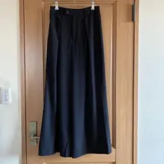 【早い者勝ち】黒 ワイドパンツ フレアシルエット