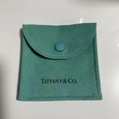 Tiffany & Co. ターコイズ スエードポーチ