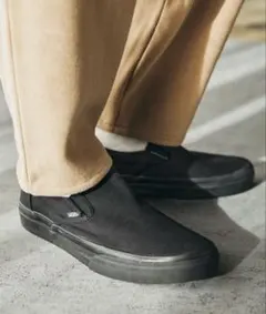 VANS ヴァンズ SLIP ON スリッポン V98CLA M.BLACK