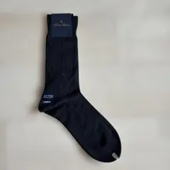 Brooks Brothers エジプト綿 ソックス ブラックのサムネイル