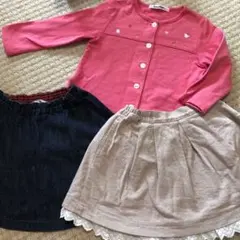 ファミリア　スカート２点セット