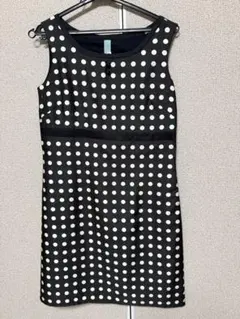 アルカリ　ドット柄ノースリーブミニワンピース サイズ1