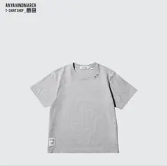 UNIQLO アニヤ　グレー　ボックスTシャツのサムネイル