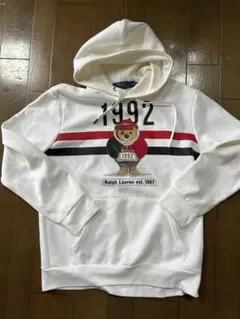 Polo Ralph Lauren 1992 Bear Hoodie Mホワイト