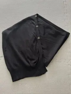 ポンチョ 黒