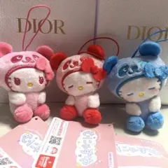 むにゃすやマスコット　サンリオ　ハローキティ　3個セット