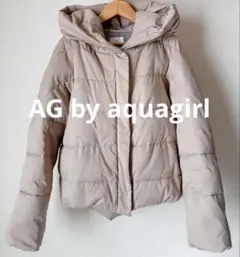 AG by aquagirl 中綿ダウンジャケット　フード付き　ピンクベージュのサムネイル