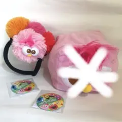 モッピー　カチューシャ　クッション　缶バッジ