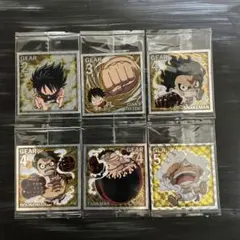 ワンピース ウエハース シール 6弾 ルフィ ギアセット