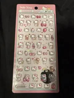 ハローキティ ボンボンドロップシール ミニ ピンク