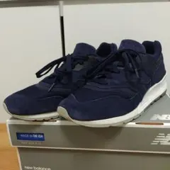 ニューバランス M997CO 箱付き 米国製 27.5 ネイビー 紺色