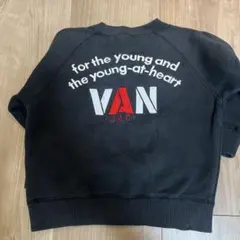 VAN トレーナー 100cm ブラック