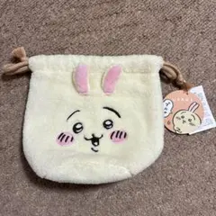 ちいかわ フェイス巾着 うさぎ ポーチ