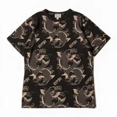 C88@ EVISU 和柄 鯉 総柄 デザイン Tシャツ XL カットソー
