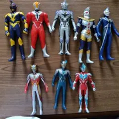 カ*ラ様 ウルトラマン ソフビ フィギュア 8体セット