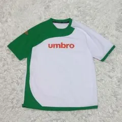 umbro サッカーウェア M ホワイト グリーン フットサル アンブロ ロゴのサムネイル