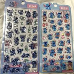 残り3セット【早いモノ勝ち！】大人気スティッチボンボンドロップシール2枚セット