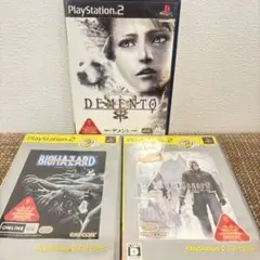 ⭐︎値下げ【動作確認済】PS2 レア品 デメント/バイオハザード4/アウトブレイク