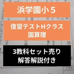 2026年最新】浜学園 小5復習テストの人気アイテム - メルカリ
