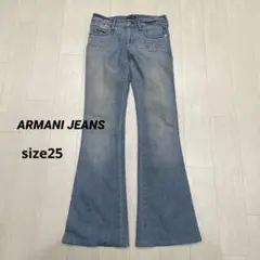 ARMANI JEANSローライズ ブーツカット デニム パンツ 25のサムネイル