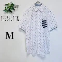 THE SHOP TK（M）シャツ　イカリ総柄　半袖のサムネイル